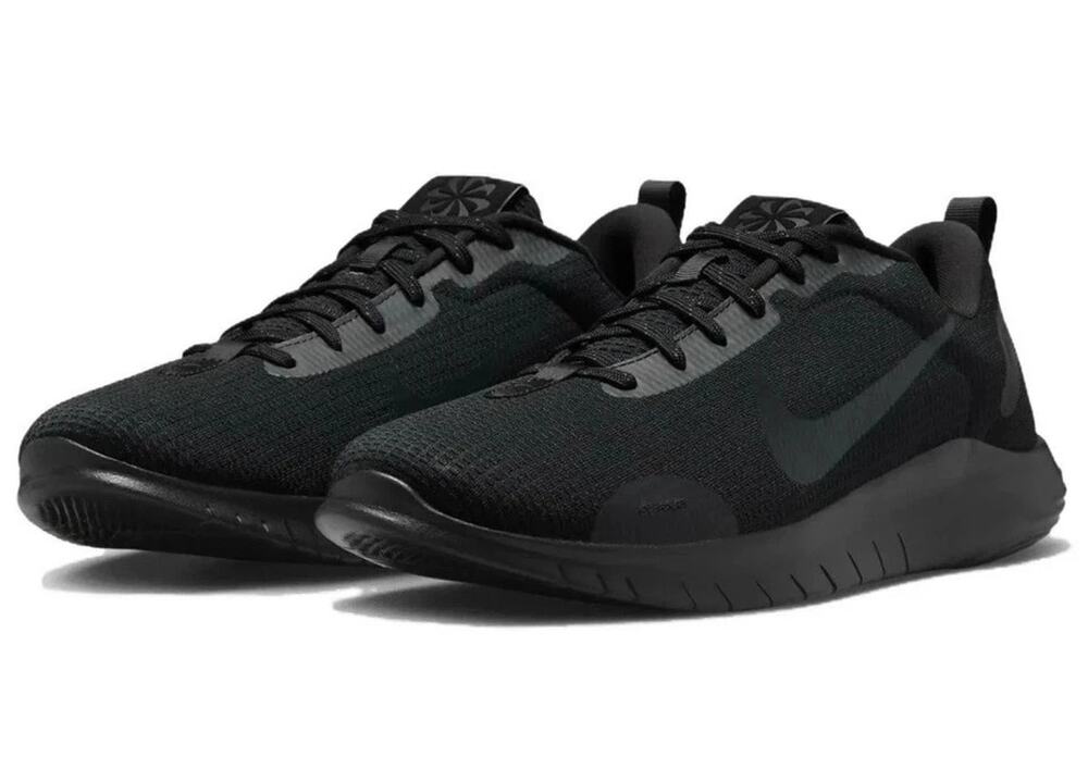 Nike Flex Experience Run 12 Triple Black Shoes Sneaker DV0740-003 Mens Size 13